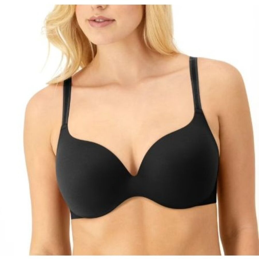 MAIDENFORM dreamwire technology smoothing t-shirt bra in black size 40DD